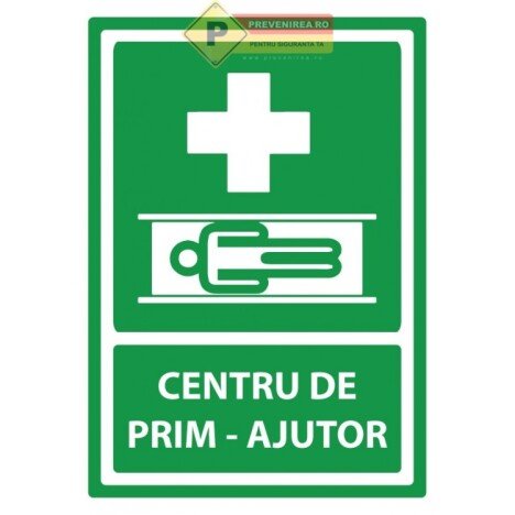 Indicatoare pentru centru de prim ajutor